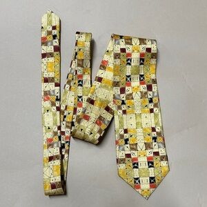 Wassily Kandinsky Men's Necktie Tie Silk Satin Multicolor Geometric 57"